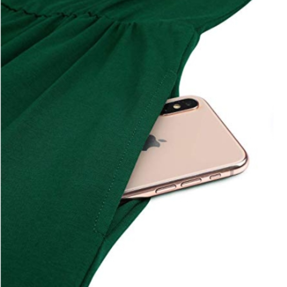 Off Shoulder Strapless Cocktail Dress Pocket - Picture 3 of 7